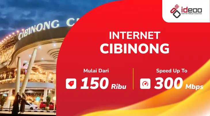 Internet Cibinong Murah Mulai 150 Ribu - Ideoo