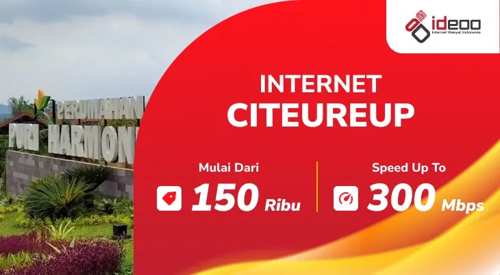 Internet Citeureup Murah Mulai 150 Ribu - Ideoo